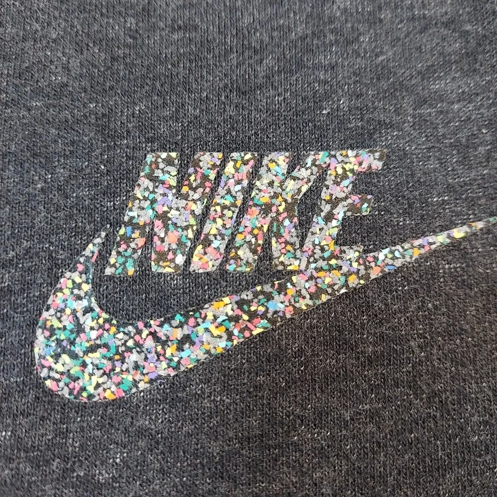 Nike Sportswear Revival Crewneck Men Small Dark Gray Speckled DR9159-010